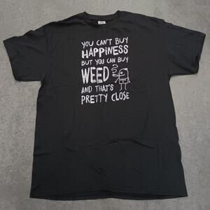 Y2K Era - Vintage Vacation Souvenir Shop Stoner 420 Tee - Mens LARGE (L) T-Shirt